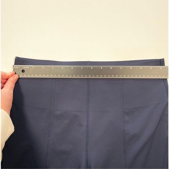 Halara Flex High Waisted Tummy Control Adjustable Hem 7/8 Pant Blue Size Large - Picture 8 of 13